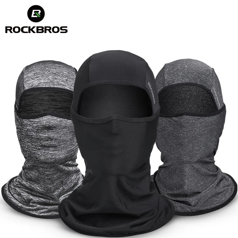 ROCKBROS велосипедная Кепка с защитой от УФ лучей дышащая Солнцезащитная маска для