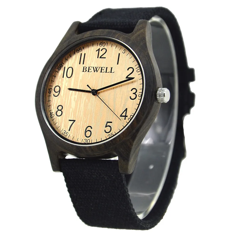 BEWELL WOODEN WATCH