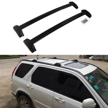 2 шт. подходит для Хонда сrv CR-V 2002 2003 2004 2005 2006 Алюминий багажа багажник на крышу rail перекладина