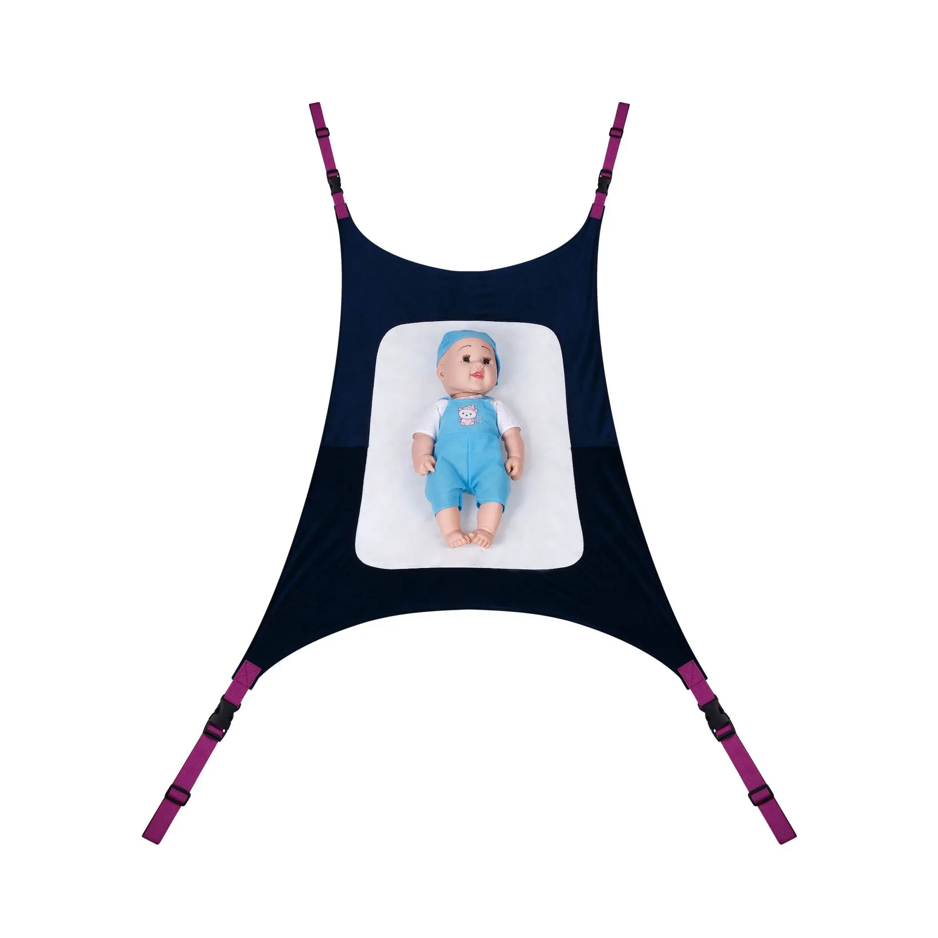 Baby Bed Newborn Hammock Detachable Easy To Carry Folding Crib Male and Female Baby Adjustable Elastic Bed Travel Bed Baby Nest