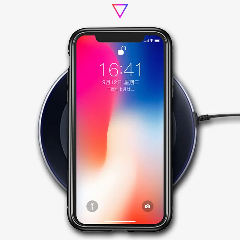 Магнитный чехол из закаленного стекла для телефона iPhone 6S 7 8 Plus XR XS 11 Pro MAX