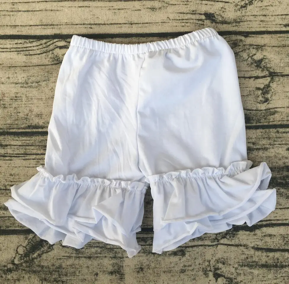 Buy spandex cotton toddler girls ruffle shorts