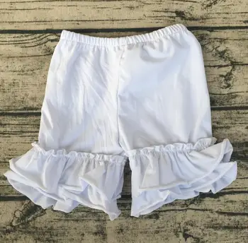 

spandex cotton toddler girls ruffle shorts Persnickety Kids many colors New Girls Toddler ' s Summer Double ICING RUFFLE SHORTS