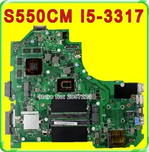Оригинальный S56C S56CM K56C K56CM S550C S550CM материнская плата для ASUS K56CM REV2.0 плата I5-3317U процессор GT635 2 г 100% тестирование