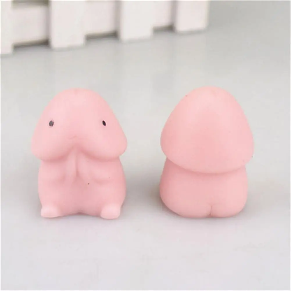 Spoof Little Dick Shape Pinch Toy Super Cute Appearance Special Shape Squeeze Toy Release Stress Ease 3