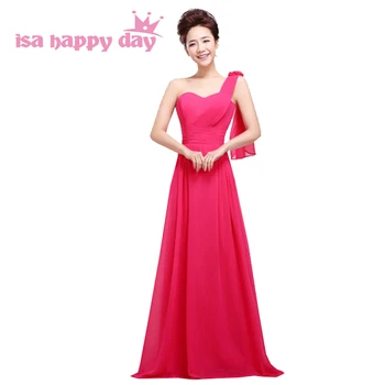 bridesmade chiffon dress brides maid one shoulder sweetheart neckline bridesmaid long hot pink dresses lady bride 2020 H1181
bridesmade chiffon dress brides maid one shoulder sweetheart neckline bridesmaid long hot pink dresses lady bride 2020 H1181