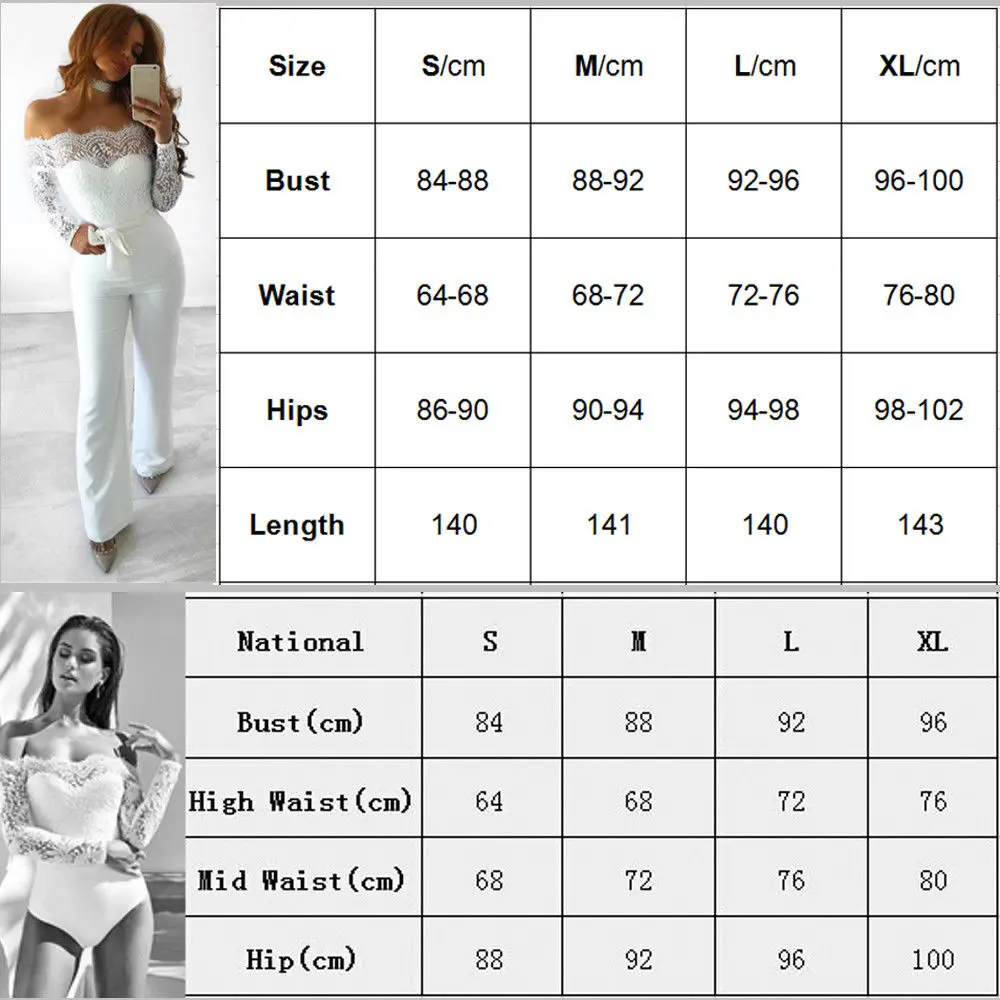 Women Off-Shoulder Long Sleeve Playsuit Ladies Party Jumpsuit Woman Casual Solid Bandage Romper Summer Clubwear Woman Clothes