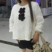 2016 new autumn and winter clothes hedging short paragraph mink fur coat import mink flowers woven