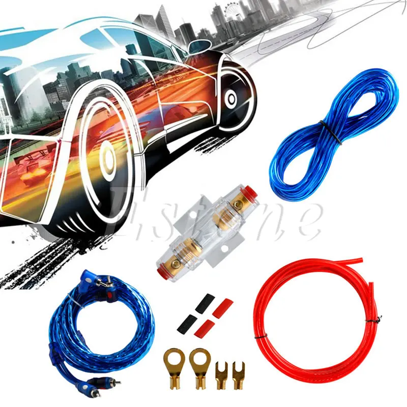 1500w Car Audio Subwoofer Sub Amplifier AMP RCA Wiring Kit Cable FUSE