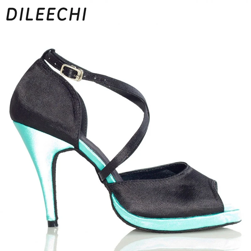 Dilechi/Новинка; обувь для латинских танцев на платформе и высоком каблуке 10 см; женская Обувь для бальных танцев; обувь для сальсы и самбы