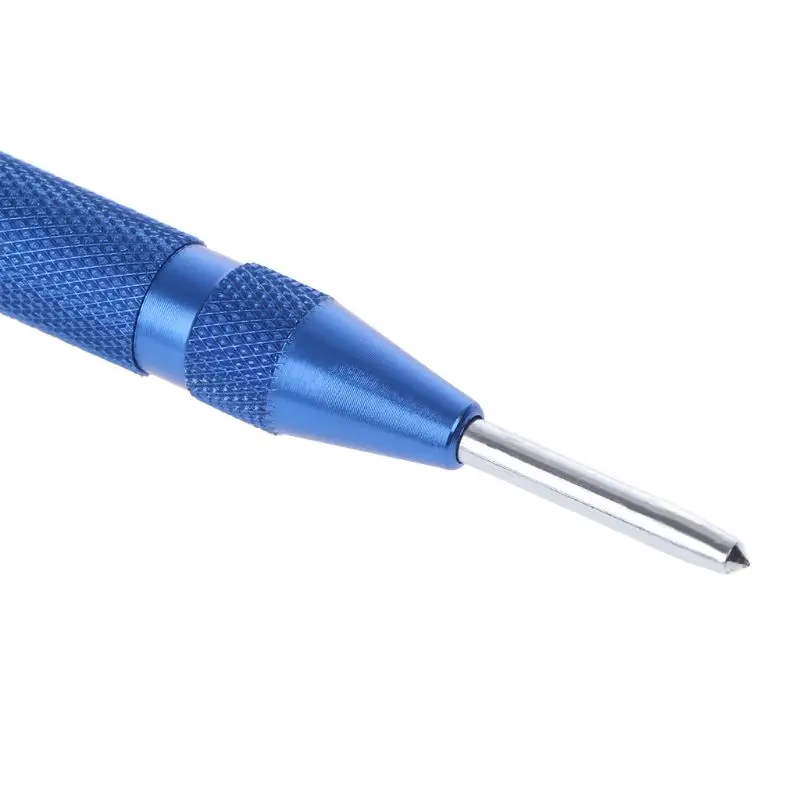 5 Inch Automatic Center Pin Punch Spring Loaded Marking Starting Holes Tool Wood Press Dent Marker Woodwork Tool Drill Bit