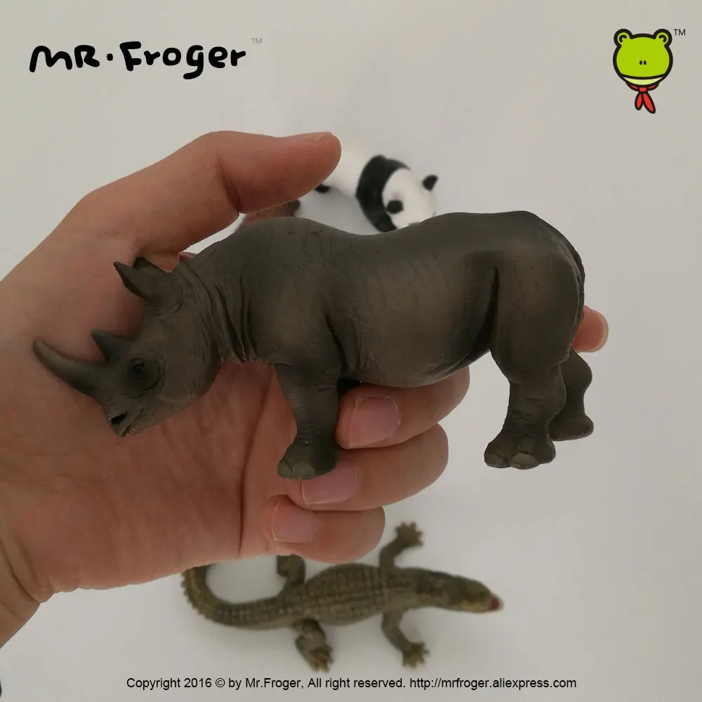 Mr.Froger африканские носороги Детские Пластиковые Дикие животные игрушки для детей