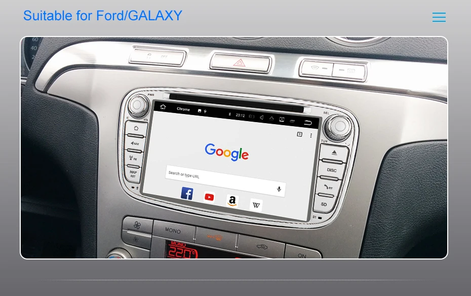 Perfect Isudar Car Multimedia player Android 9 GPS Autoradio 2 Din For FORD/Focus/Mondeo/S-MAX/C-MAX/Galaxy RAM 4GB 64GB Radio DSP DVR 6