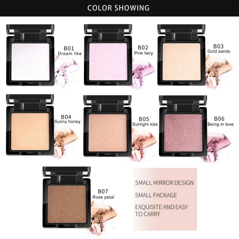 1PC Highlighter Facial Bronzers Palette Makeup Glow Kit Face Contour Shimmer Powder Body Base iluminador maquillaje 1PC Highlighter Facial Bronzers Palette Makeup Glow Kit Face Contour Shimmer Powder Body Base iluminador maquillaje