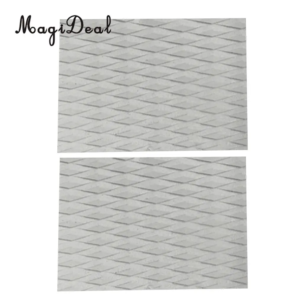 MagiDeal Anti-Slip Ultralight Diamond Grooved EVA Surfing Traction Pad Deck Grip Tail Pad for Surfboard Kiteboard Surf Accessory