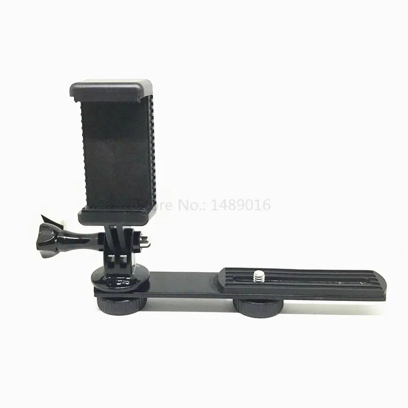 Jadkinsta Camera Flash Lamp Bracket Bar Smartphone Clip Holder Quick Release Buckle Long Screw Adapter for GoPro Hero5 4 3 (1)