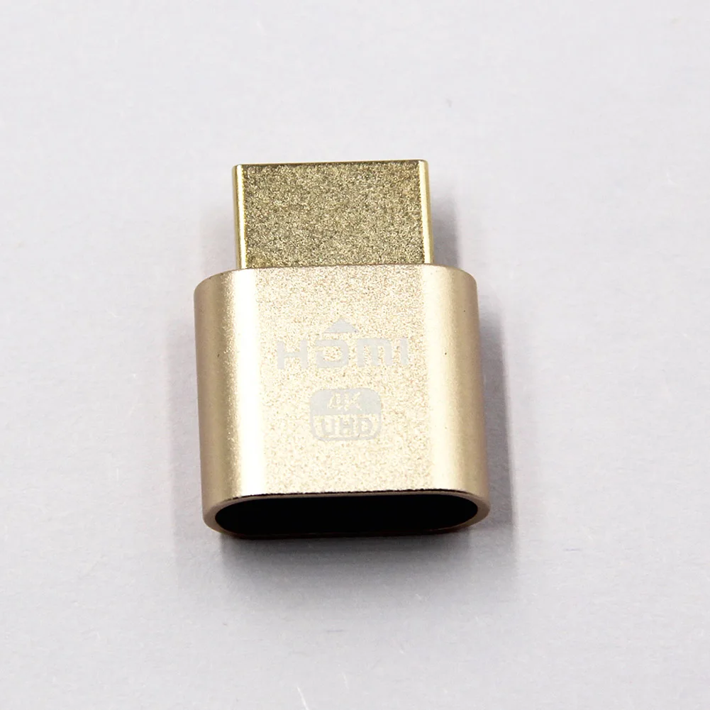 

New Hot 1Pc New VGA Virtual Display Adapter HDMI 1.4 DDC EDID Dummy Plug Headless Ghost Display Emulator