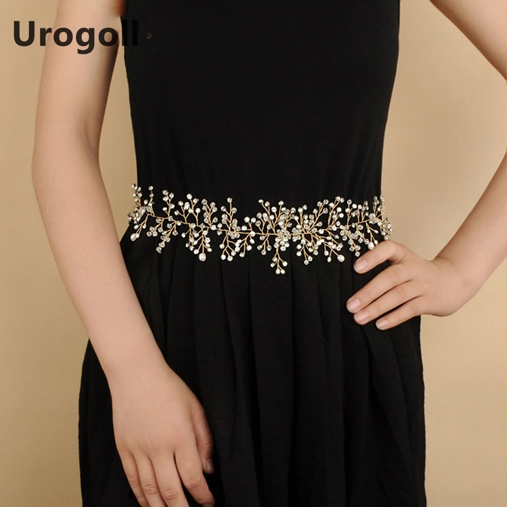 Elegante cinturón de Boda nupcial para mujer, cinturón de cristal perlas, tocado para niña, faja para vestido de fiesta de noche, cinturón para fiesta|Cinturones de novia| - AliExpress