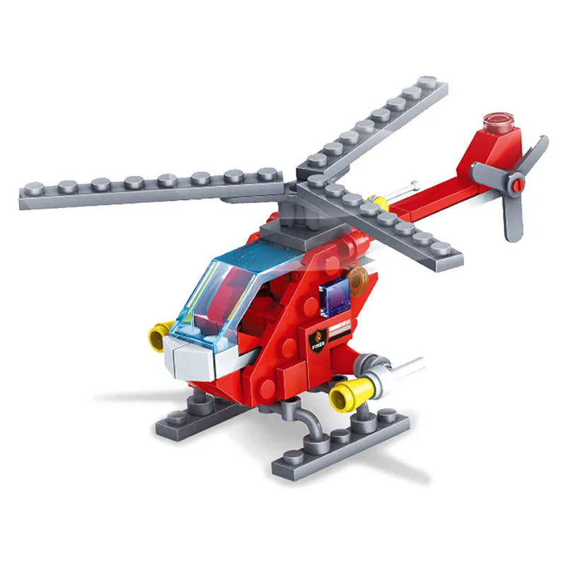 348pcs Fire Fighting 4in1 Trucks Car Helicopter Boat Building Blocks Compatible Legoing City Firefighter Figures Children Toys 348pcs Fire Fighting 4in1 Trucks Car Helicopter Boat Building Blocks Compatible Legoing City Firefighter Figures Children Toys