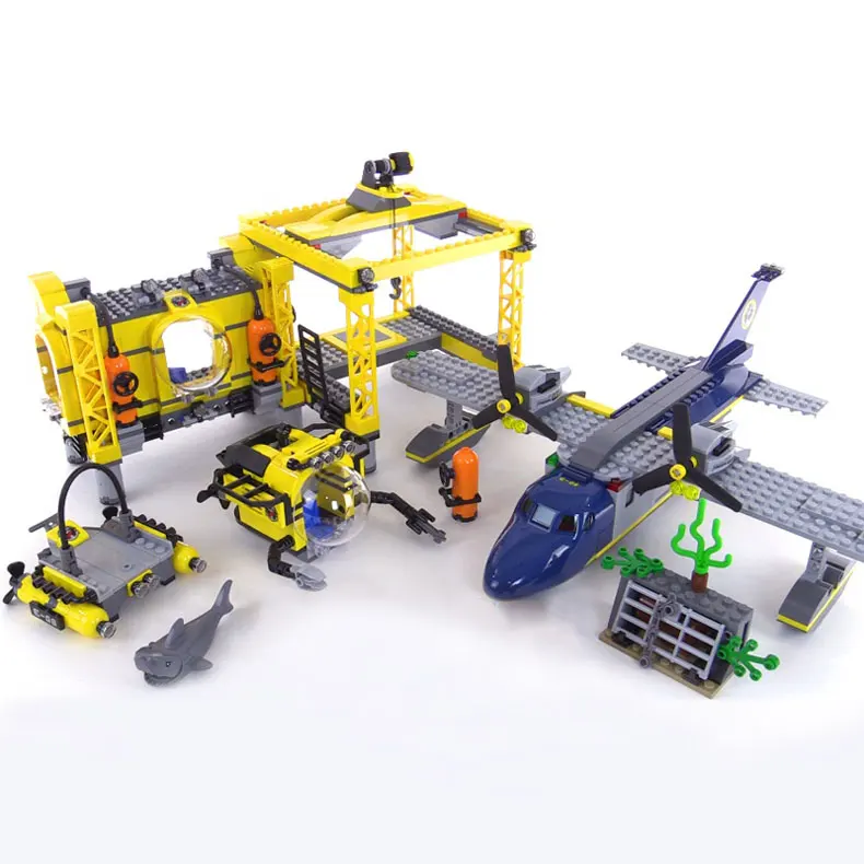 

Lepin 02088 Genuine 1016Pcs City Series The Deep Sea Opearation Base Set Building Block Bricks DIY Model Toys For Children 60096
