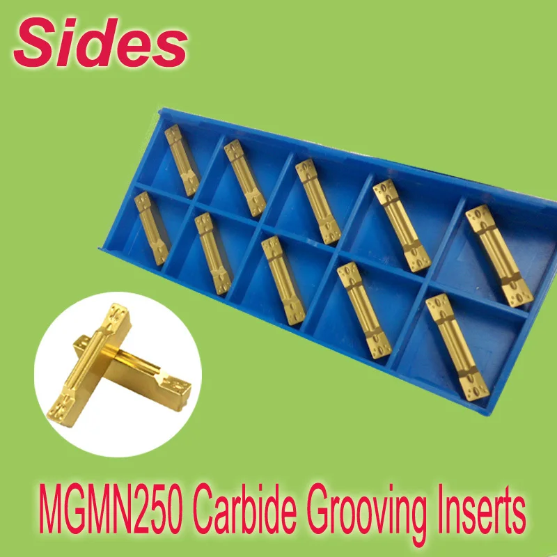 

Free Shiping MGMN250 Indexable Internal Carbide Grooving Tips for Grooving Lathe Holder MGEHR & MGIVR