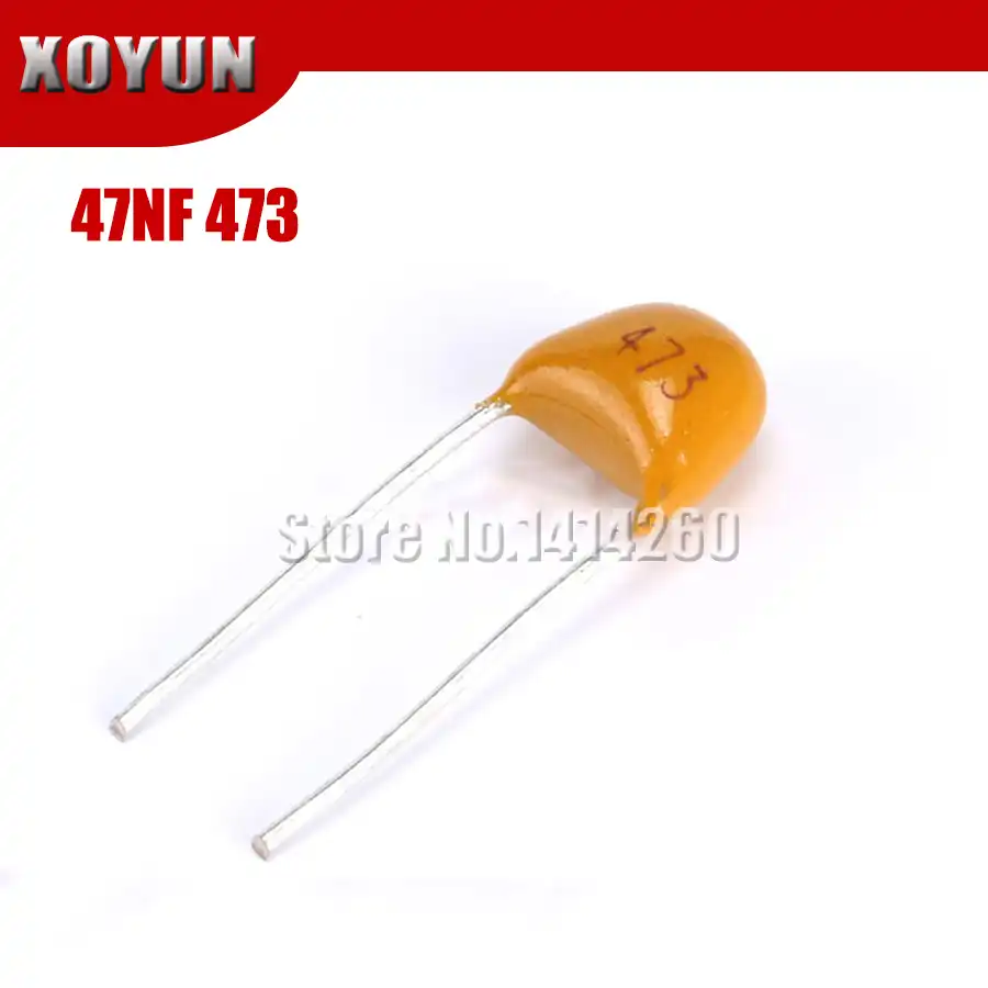 50Pcs 47Nf 473 50V Monolithic Ceramic Capacitor no