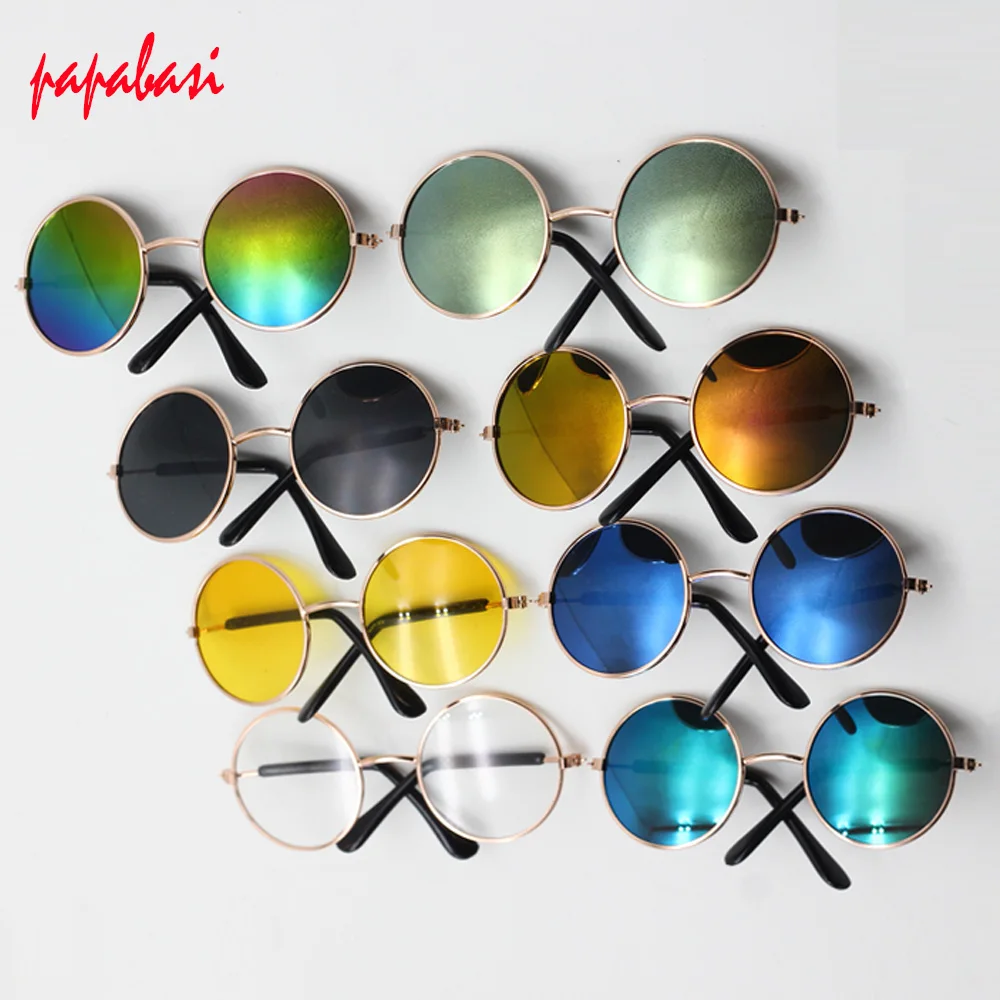 New 10 cm doll sunglasses for 43cm doll mini toy glasses suitable for EXO doll The baby best