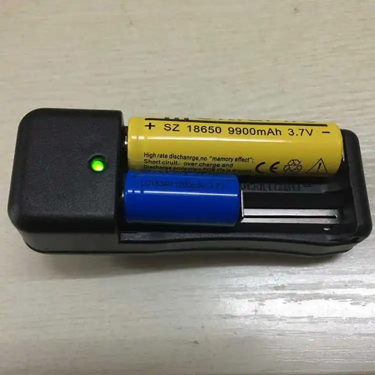 Дин ли SHIJIA 18650 3,7 V 9900 mAh литий-ионные аккумуляторы Перезаряжаемые Батарея для фонарика Батарея+ ЕС Plug Dual батарея Зарядное устройство