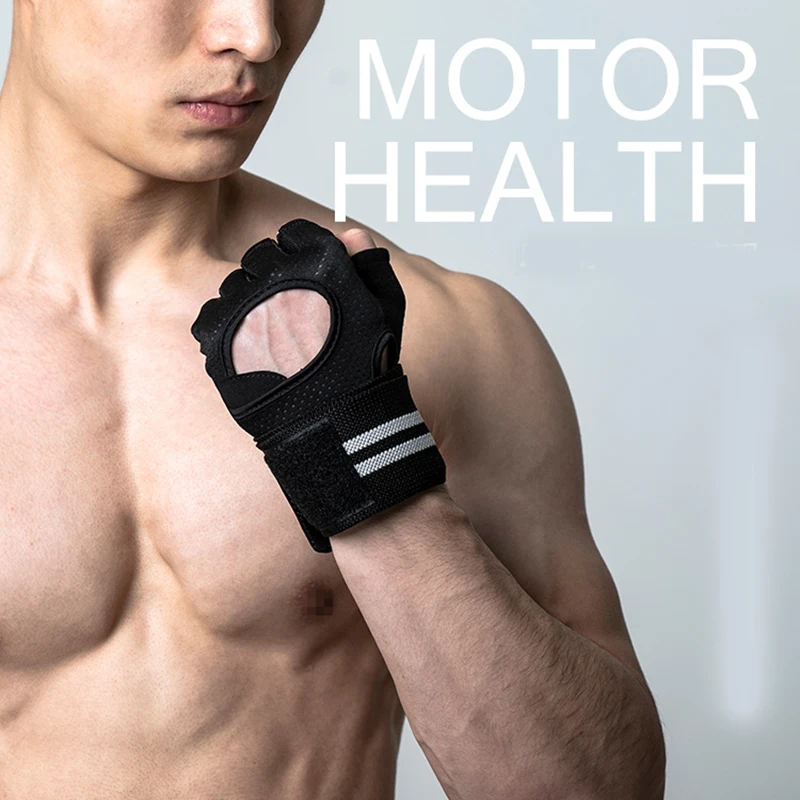 الرجال النساء اللياقة البدنية قفازات نصف الاصبع تنفس المضادة للانزلاق رياضة قفازات لرفع الأثقال MSD-ING الرجال النساء اللياقة البدنية قفازات نصف الاصبع تنفس المضادة للانزلاق رياضة قفازات لرفع الأثقال MSD-ING