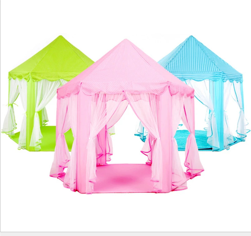 Ouneed москитная сетка игровые палатки Замок принцессы Детская палатка игра дом для Детей Забавные портативный палатка* 30 подарок падение