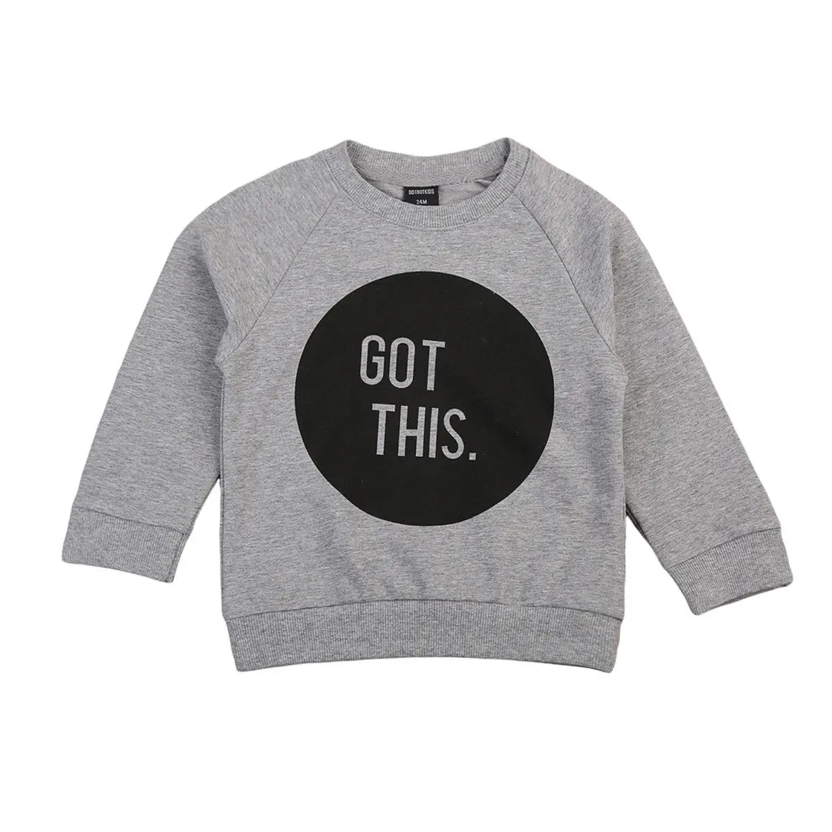 

Autumn Winter Baby Kid Children Boy Clothes Long Sleeve Cotton Hoodie Tops Sweatshirts Tracksuit Black Gray 1-6Y
