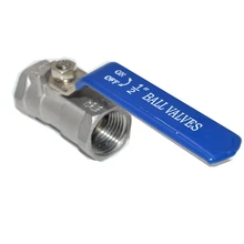 YQBS 1/"-1" BSP с внутренней резьбой порты 304 нержавеющая сталь цельный Шаровой Клапан