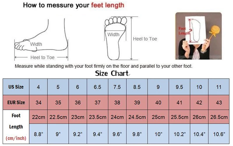 size尺码 34-43