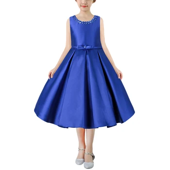 

BAOHULU Girls Dress for Wedding Birthday Solid Princess Costume Outfits Children Party Wear Formal Dresses Kids Clothing 2018