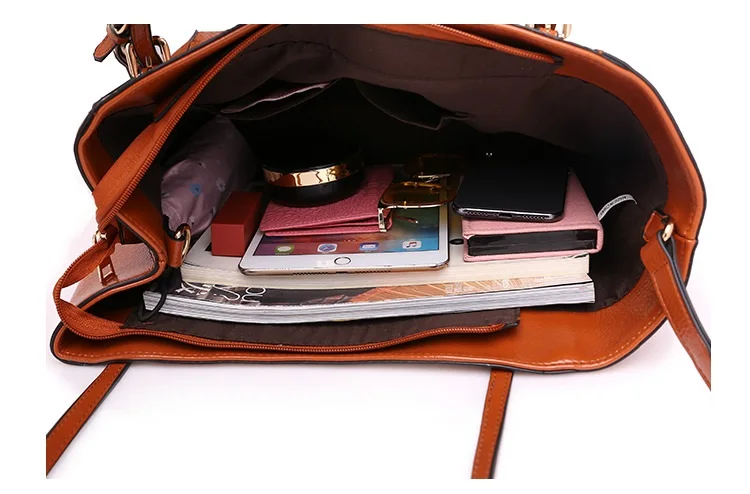 NIGEDU Аллигатор женские сумки большой емкости высокого качества из искусственной кожи женские сумки на плечо женские большие сумки Офисные сумки bolsa