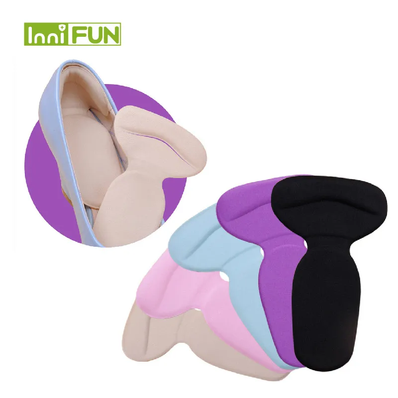 

1 Pair Soft T-Shape High Heel Grips Liner Arch Support Orthotic Shoe Inserts Insoles Foot Heel Protector Cushion Pads for Women