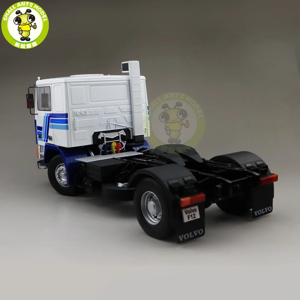 1/18 ROAD KINGS KK Volvo F1220 тягач 1977 литой автомобиль модели грузовиков игрушки для детей подарок белый и синий