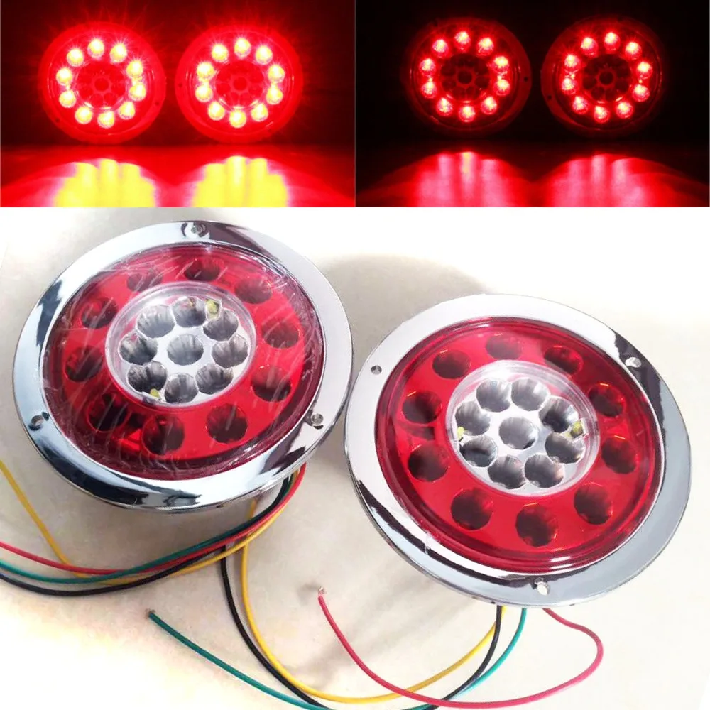 Светодиодный задний фонарь для прицепов грузовиков 2 х12 в указатели поворота