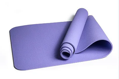 JUFIT 1830*610*6 мм TPE коврик для йоги, спортивные коврики для фитнеса, тренажерного зала, Экологический Безвкусный коврик для начинающих - Цвет: Лиловый