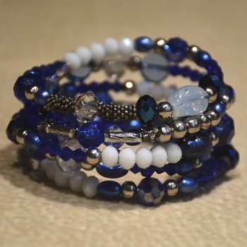 

2017 Promotion Hot Sale Strand Bracelets Free Shipping!!!royal Czech Freshwater Natural Stone Wrap Fashion Bracelet For Women