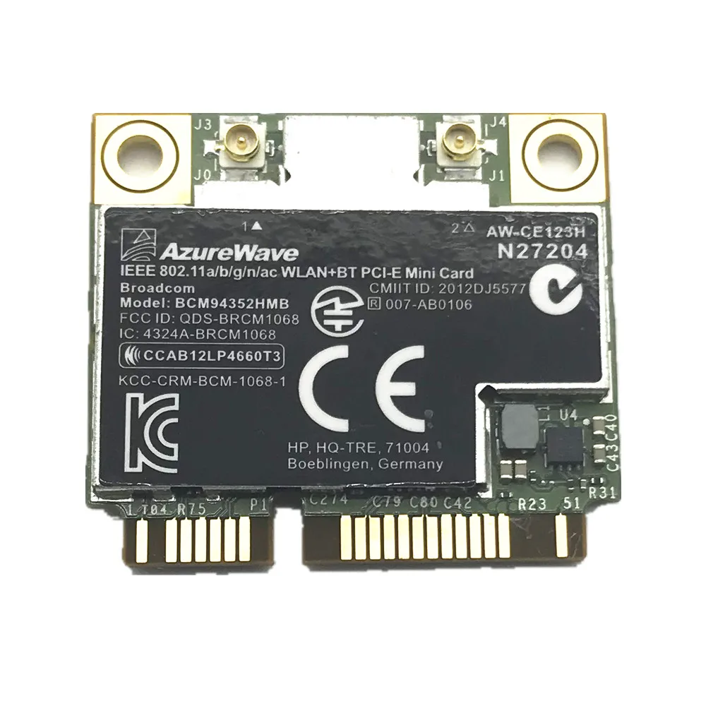 

For Broadcom BCM94352HMB Mini pci-e 802.11AC 867Mbps Bluetooth 4.0 Card