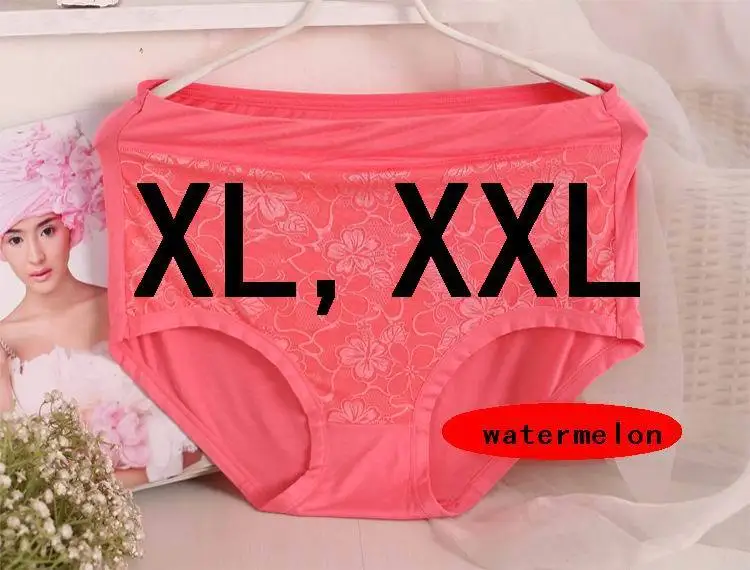 

New women sexy lace briefs 95%bamboo fiber panties lace sexy lingerie undies 5pcs/lot 9colors plus size XL,XXL wholesale