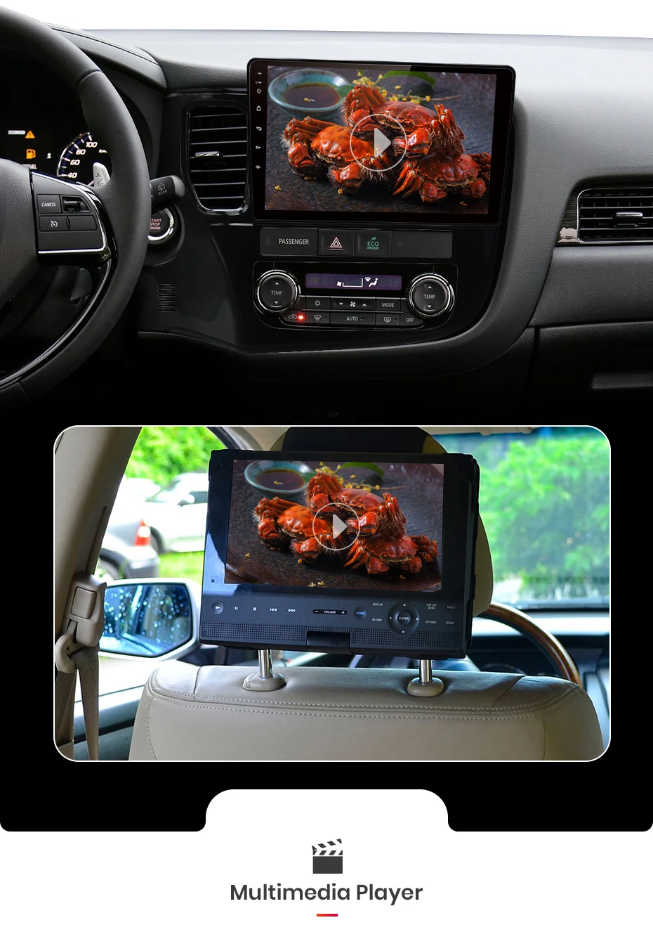 Discount AWESAFE 2Din Android 8.1 4+64G CarPlay GPS Radio Audio Multimedia Player For Mitsubishi Outlander 3 2012 2014 2018 2 Din no DVD 14