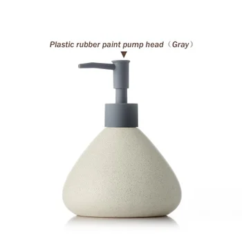 

Detergent Soap Dispenser Shower Gel Home Foaming Shampoo Pump Kitchen Accessories Spray Liquid Soap Ceramics Dispenser LY359