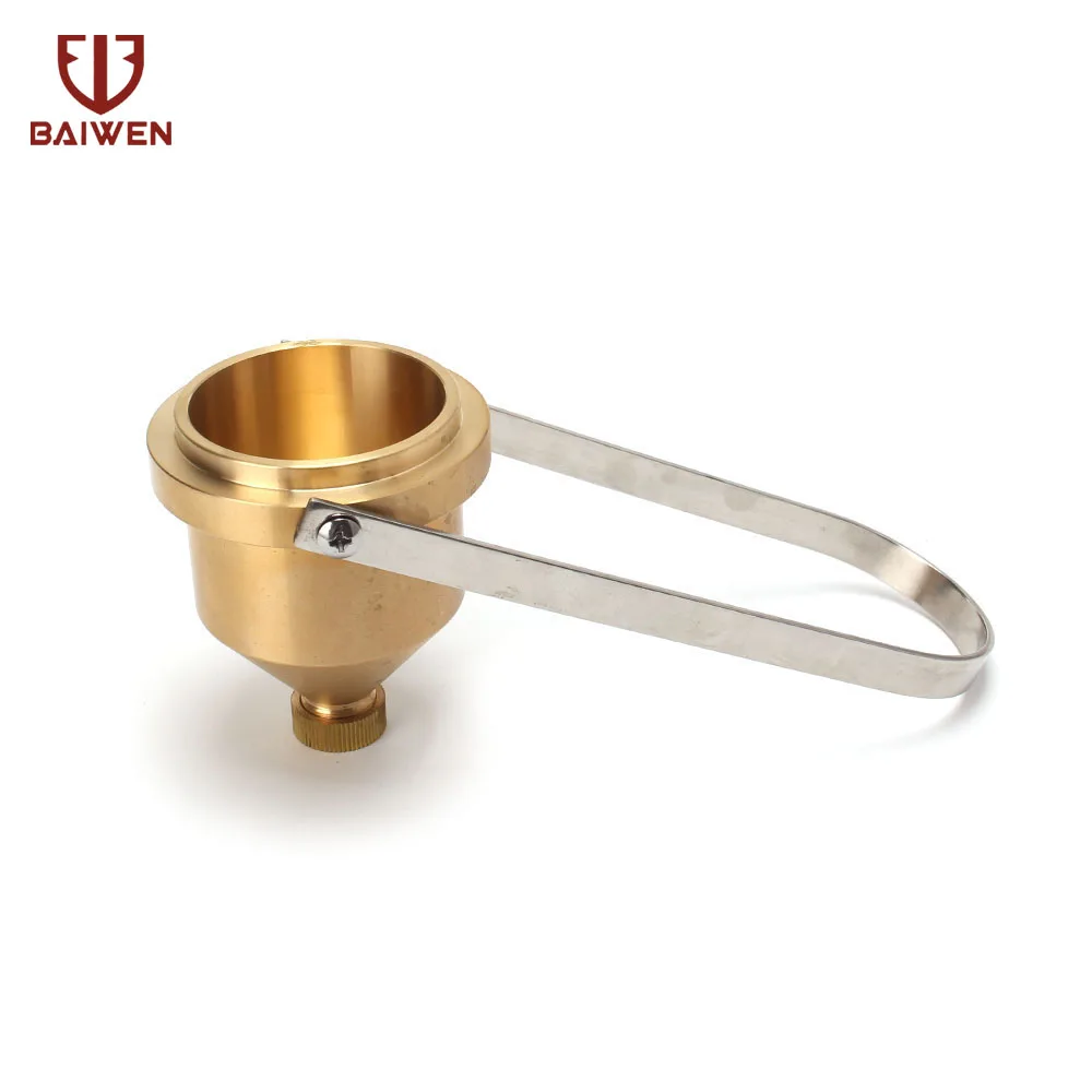 100 мл тест на вязкость краски стакан вискозиметр поток чашки смешивания истончение инструмент 4# измерительный инструмент золотой
