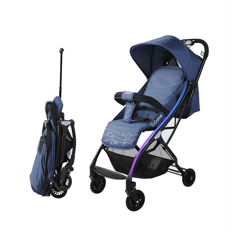 

Baby stroller mini lightweight cart Portable Folding Baby carriage can sit can lie Baby trolley Baobaohao