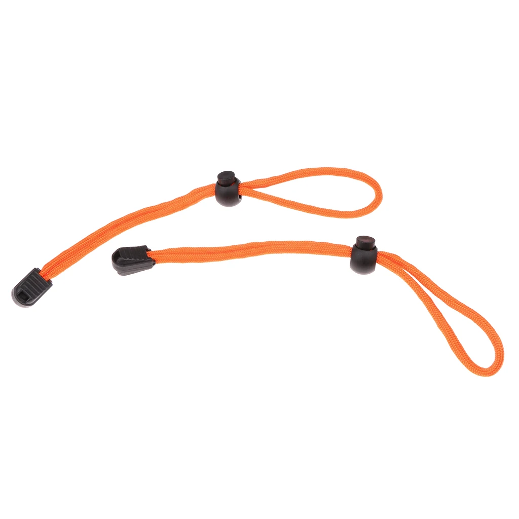 Perfeclan 2Pcs Adjustable Scuba Dive Snorkeling Spare Repair Wrist Lanyard Strap Diving Freediving Underwater Sports Accessories