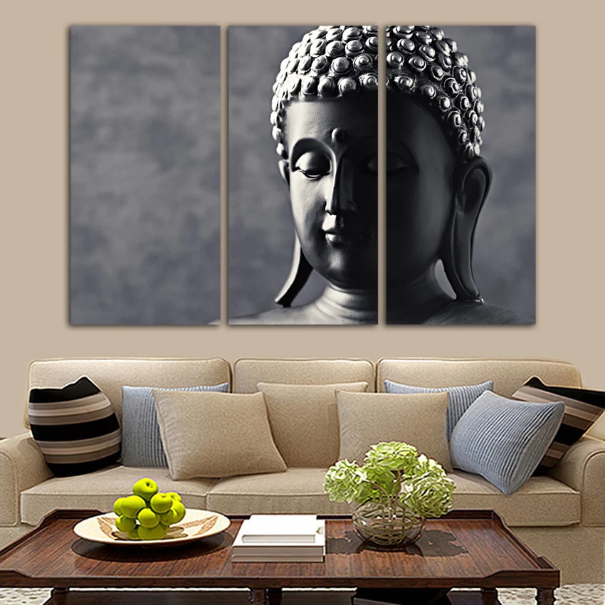 

Free shipping Buddha Canvas Painting Joss Poster Vintage Zen Wall Christmas Canvas Pictures For Home Decor Meditation no frame