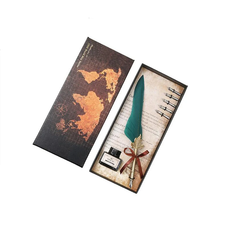 

Harry Potter Hogwarts Badges Symbol Collection Advanced Feather Pen And Cursed Child Owl Pen Set With Box Christmas Gift Toys