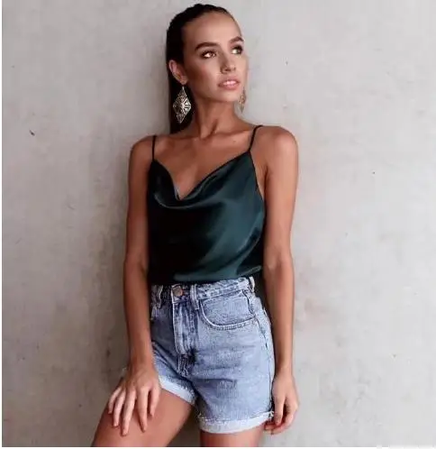 2019 Сексуальная футболка женская Femme летняя майка повседневная черный синий белый